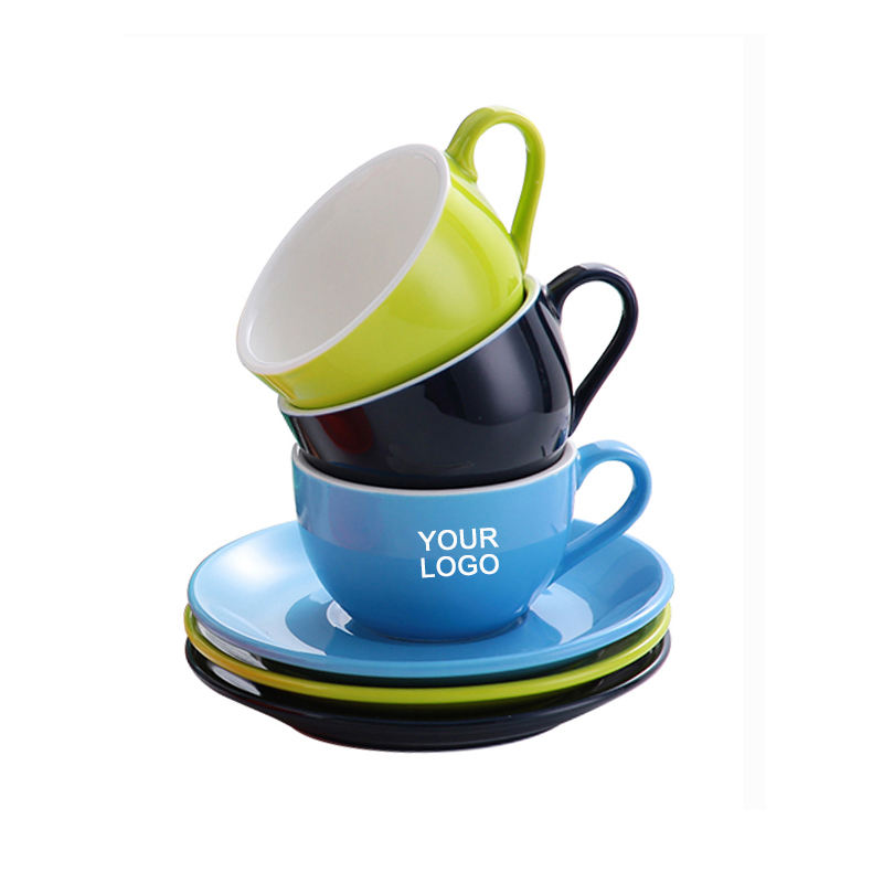 200ml/7oz Espresso Cappuccino Latte Coffee Cup and Saucer Sets